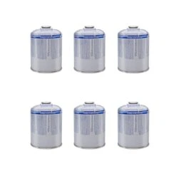 CADAC CA445 6er Set - Ventil-Gas-Kartusche (445g Butan-Propan-Gemisch) - EN417 Gewinde