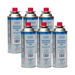 6 X CADAC CAN227 Butan Kartusche Mit SSN-29 Anschluss - 227g
