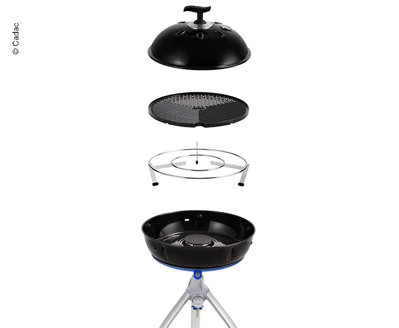 Cadac Gasgrill Grillo Chef 40 BBQ/Dome 30mbar 1 Cadac Gasgrill Grillo Chef 40 BBQ/Dome 30mbar