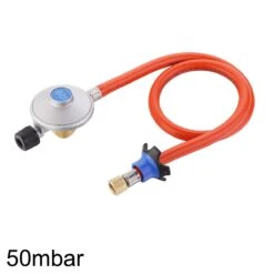 Cadac EN417 Gewindekartuschenregler - 50mbar - Inkl. 85cm Gasschlauch - Für LP Niederdruckgeräte